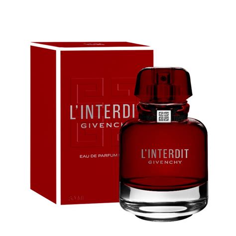 givenchy l'interdit eau de parfum rouge spray 80ml/2.6oz|Givenchy l'interdit rouge review.